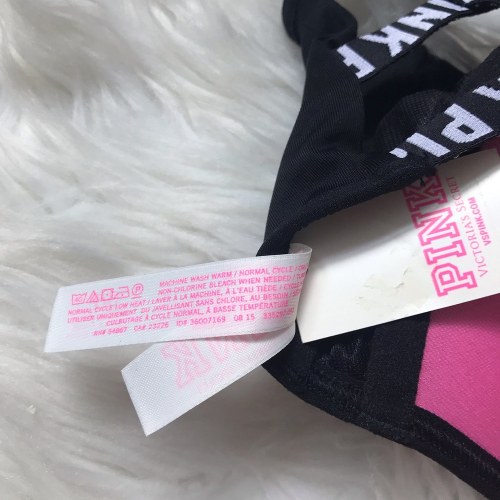 NEW VS Pink Caged Black Push Up Bralette Small - Picture 8 of 8